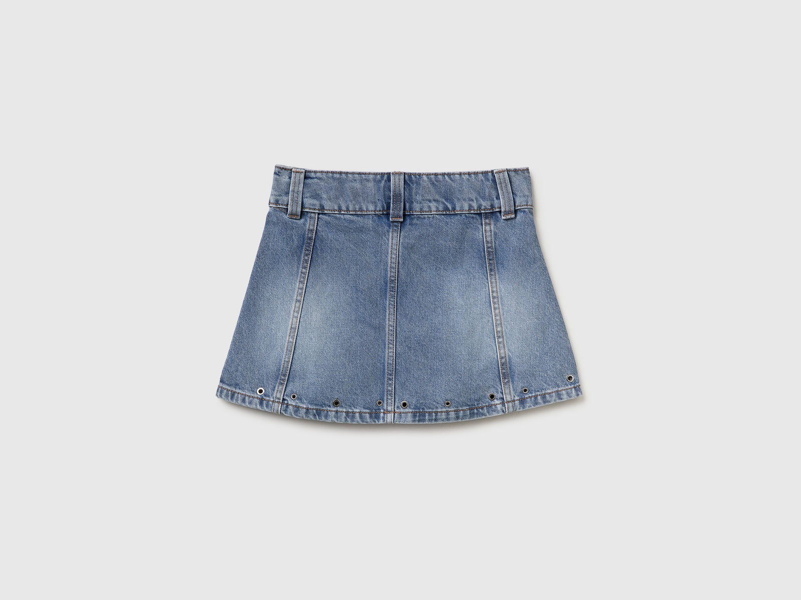 Eyelet denim skirt - ucb_image_BS