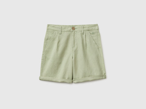 Linen blend shorts - ucb_image_FS