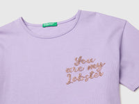T-shirt with print and beads - ucb_image_DS1