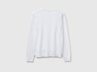 White cardigan in tricot cotton - ucb_image_BS