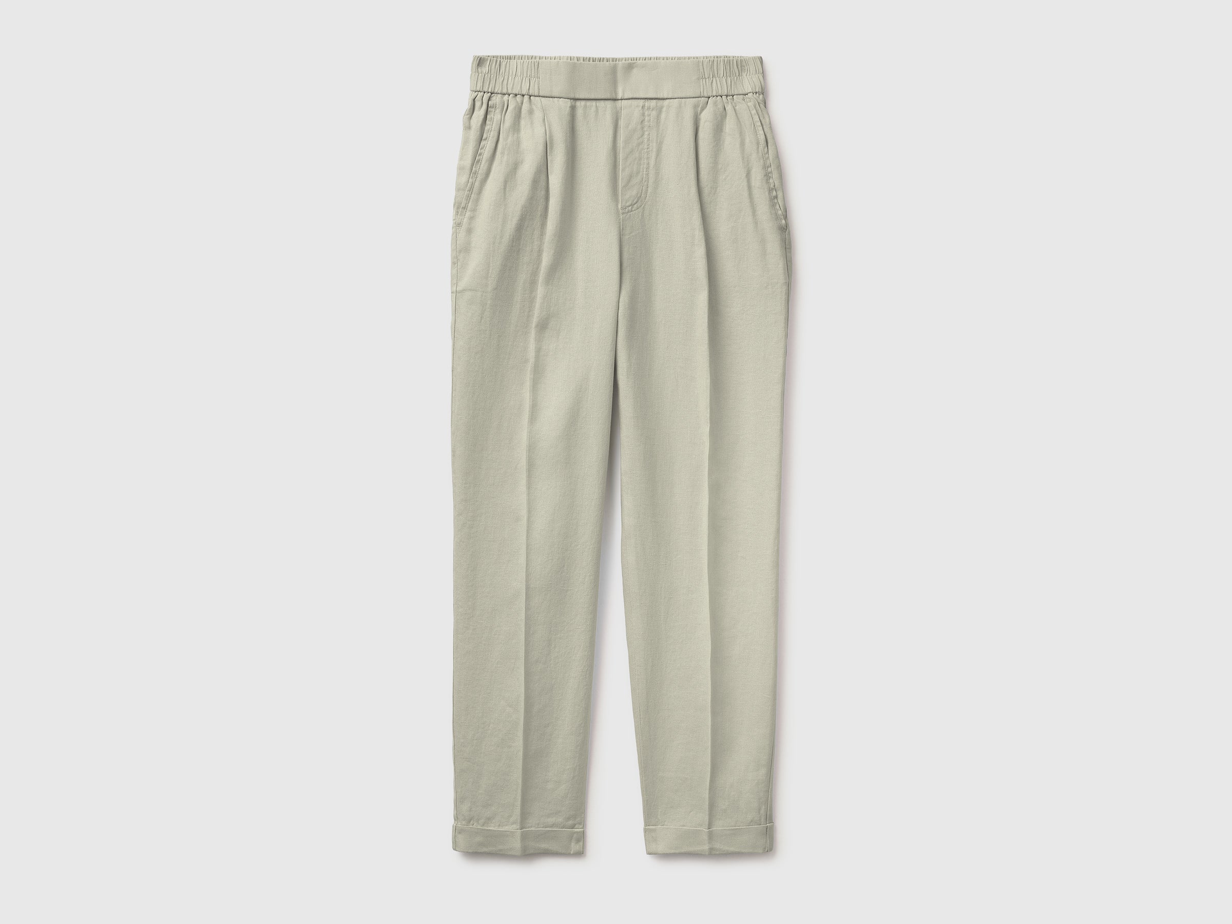 100% linen cigarette trousers - ucb_image_FS