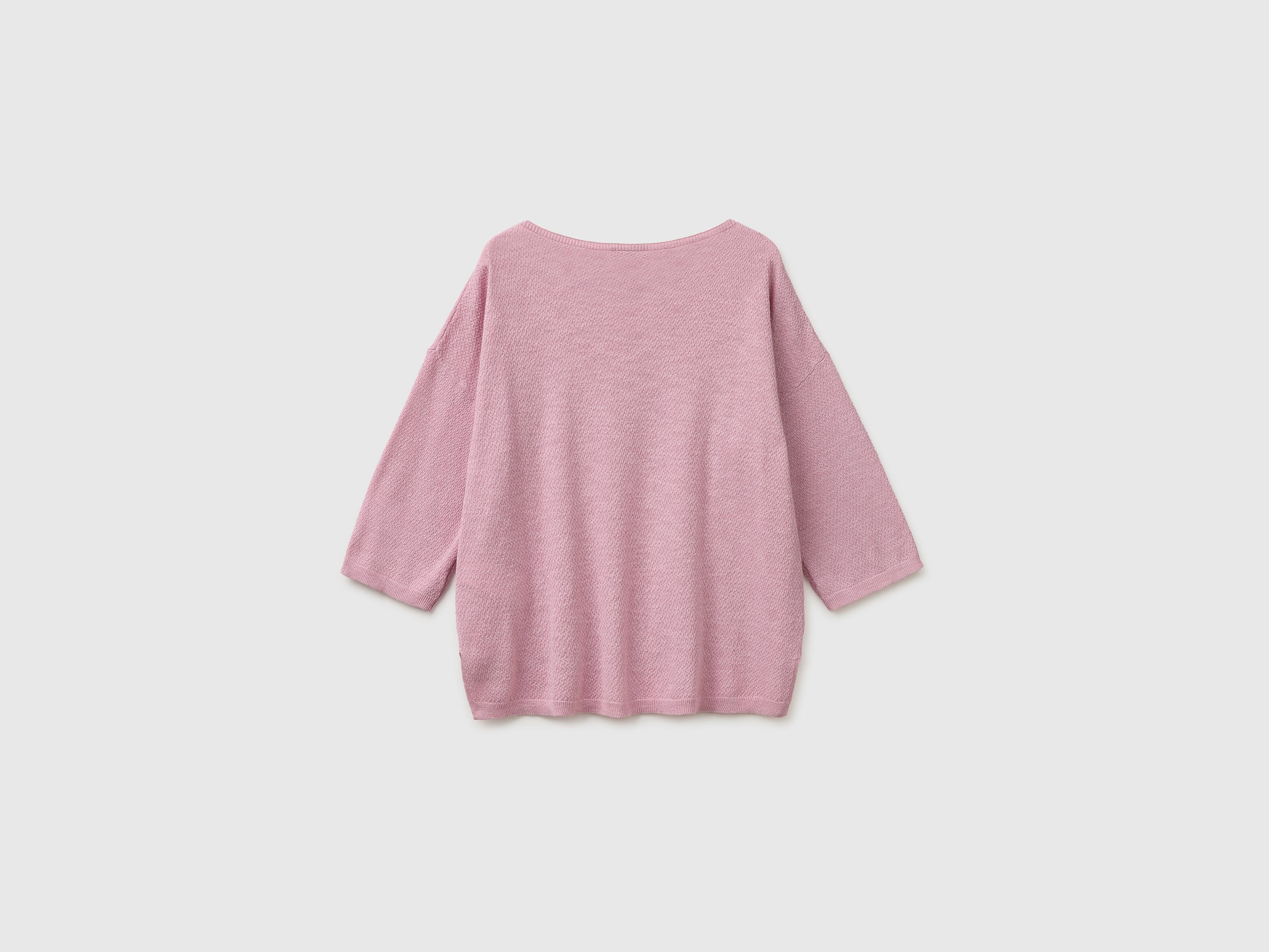 Boxy fit linen blend sweater - ucb_image_BS