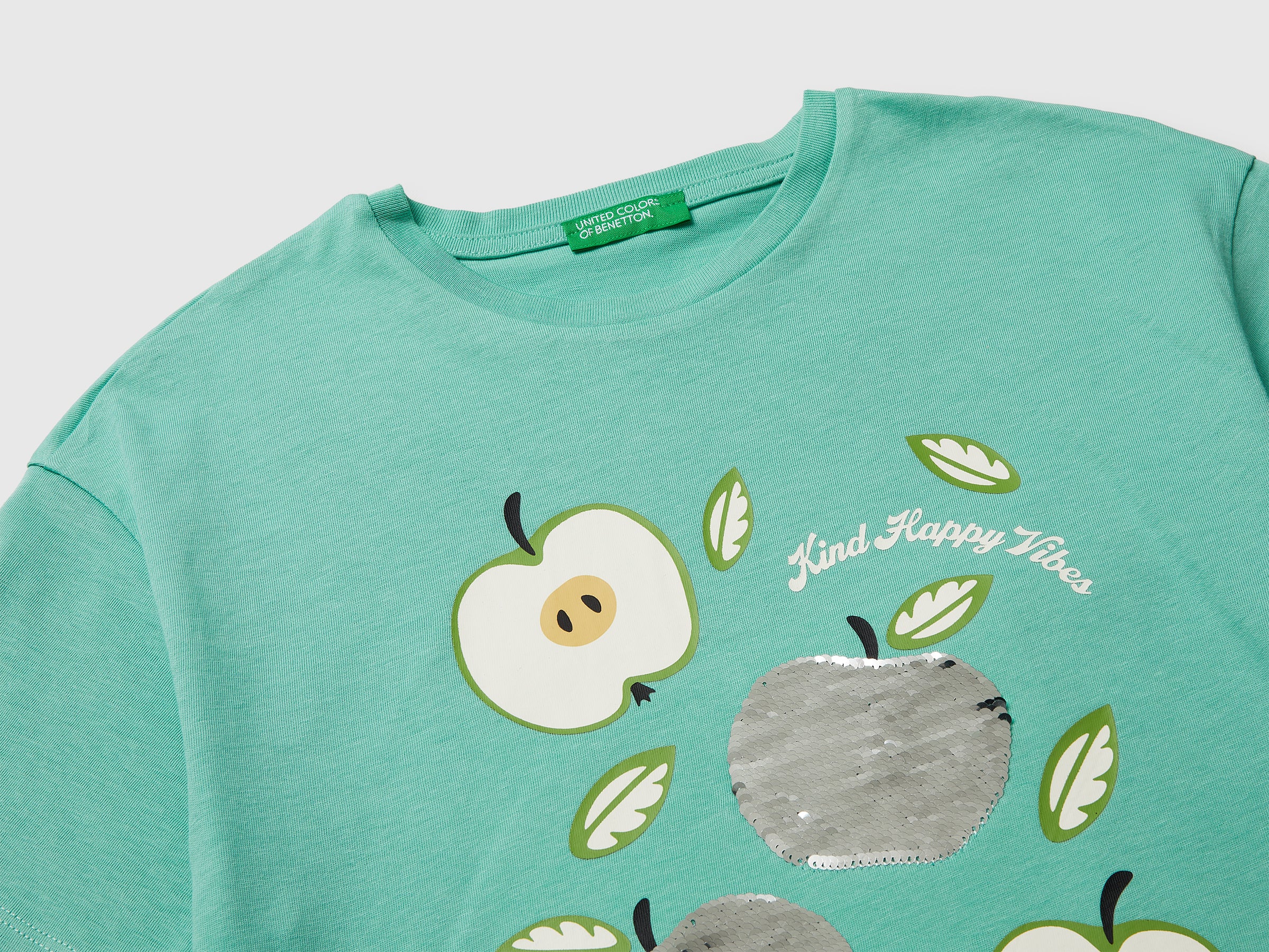 T-shirt with print and sequins - ucb_image_DS1