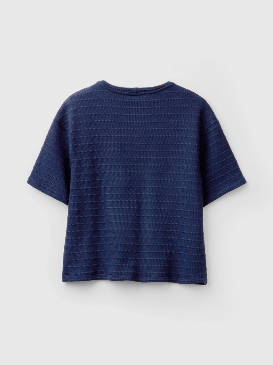 T-shirt de gola redonda com bolsos pequenos - ucb_image_BS