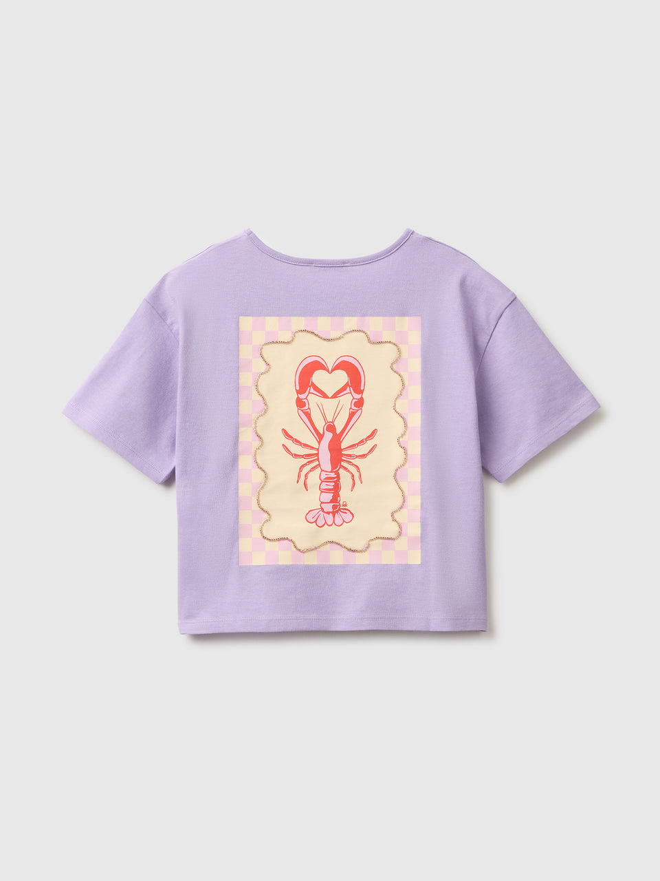 T-shirt with print and beads - ucb_image_BS