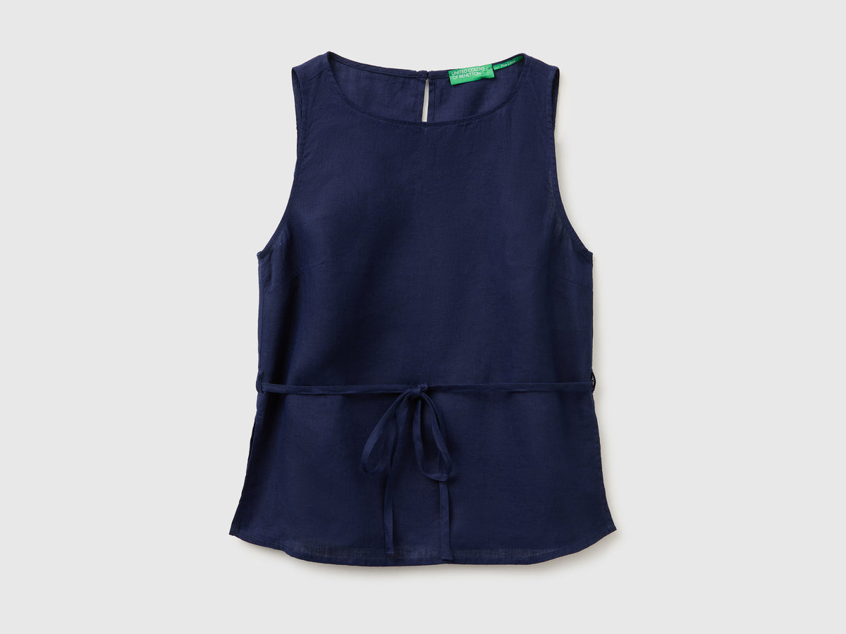 Top com cinto 100% linho - ucb_image_FS