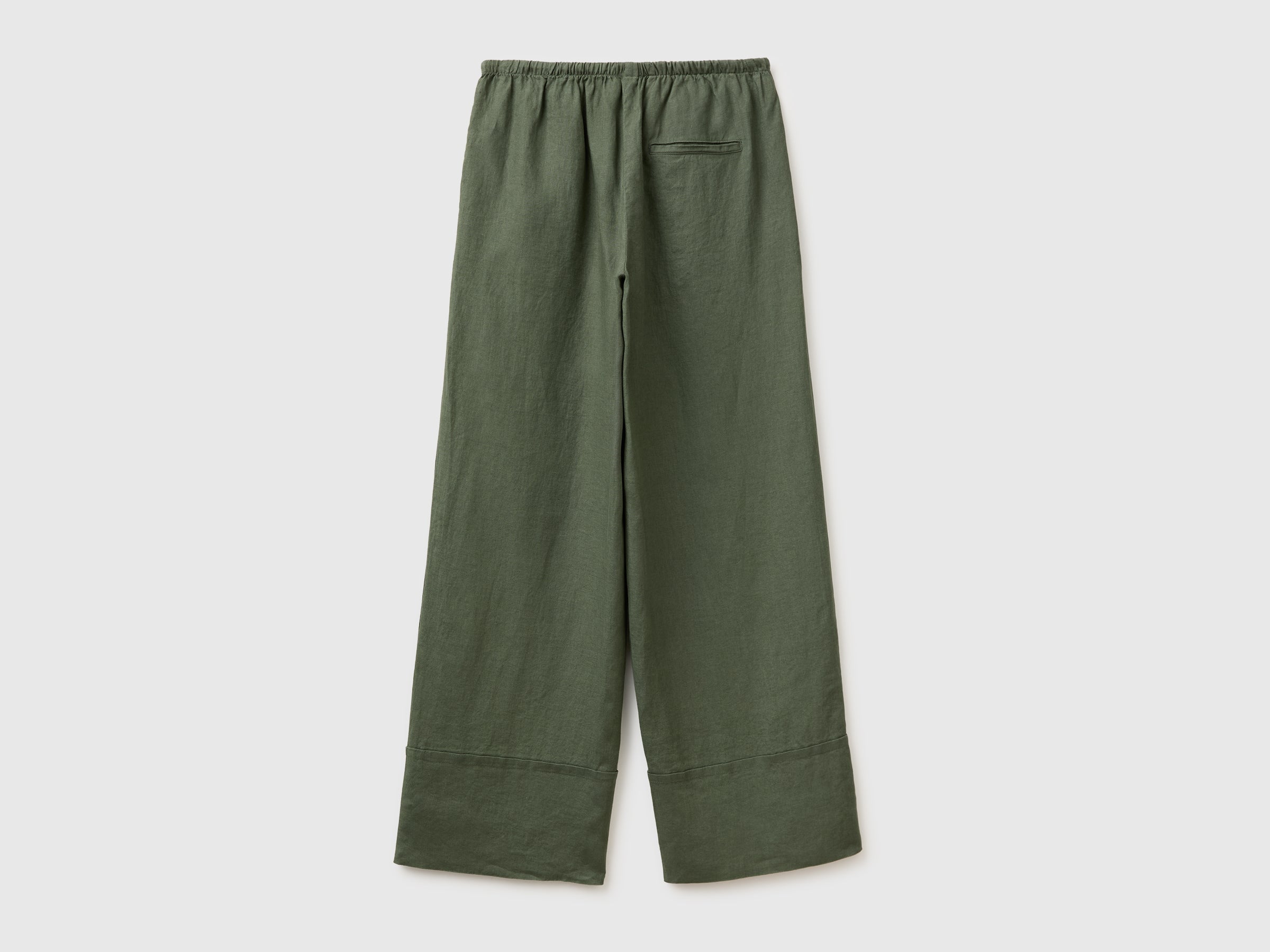 100% linen cuffed trousers - ucb_image_BS