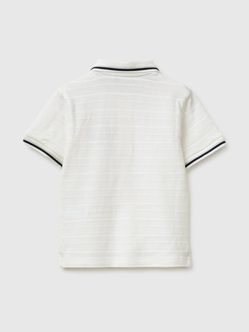 Striped polo shirt with patch - ucb_image_BS