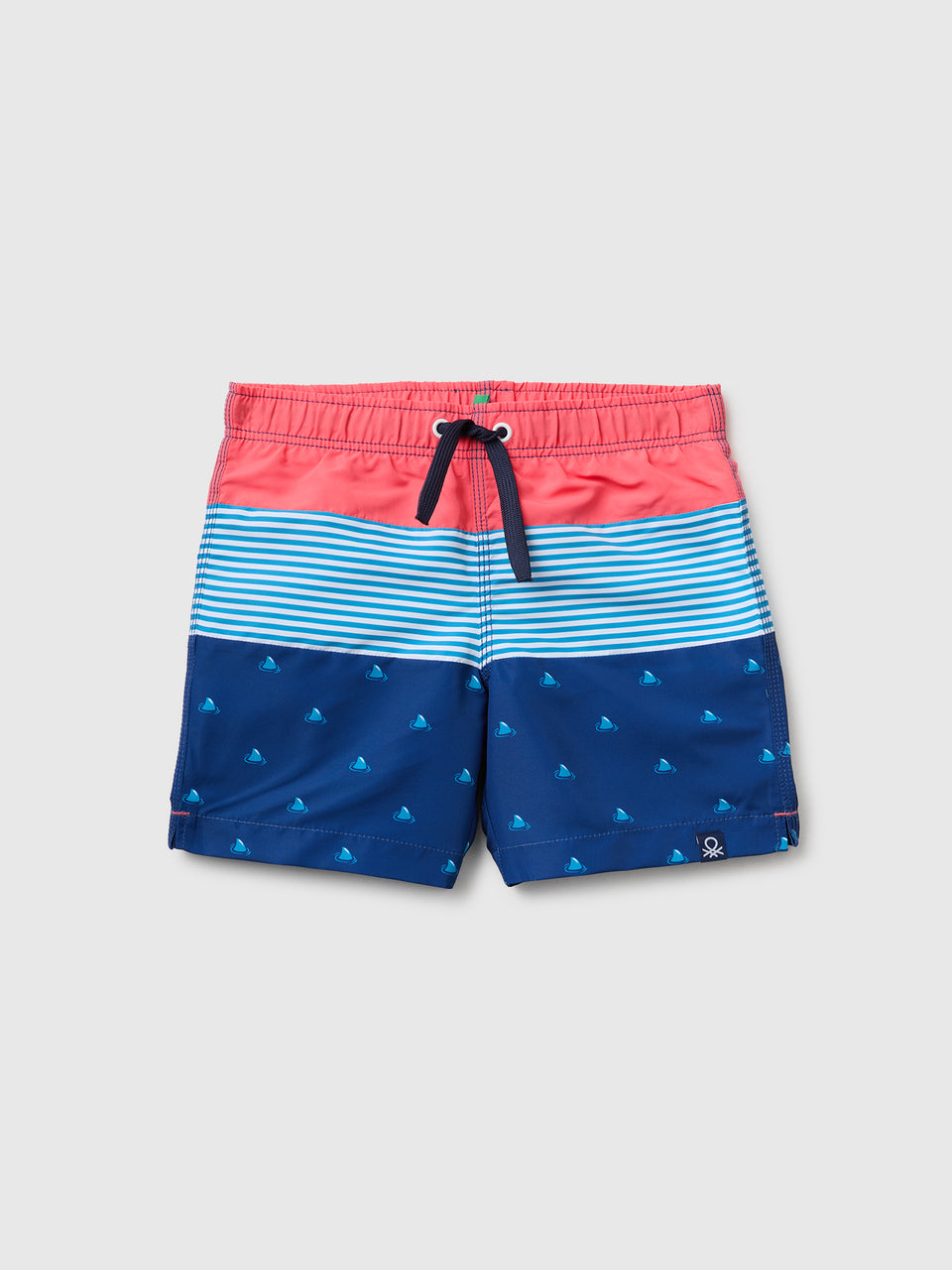 Boxers de banho color block com estampas - ucb_image_FS