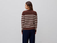 Cardigã às riscas 100% lã Shetland - ucb_image_B