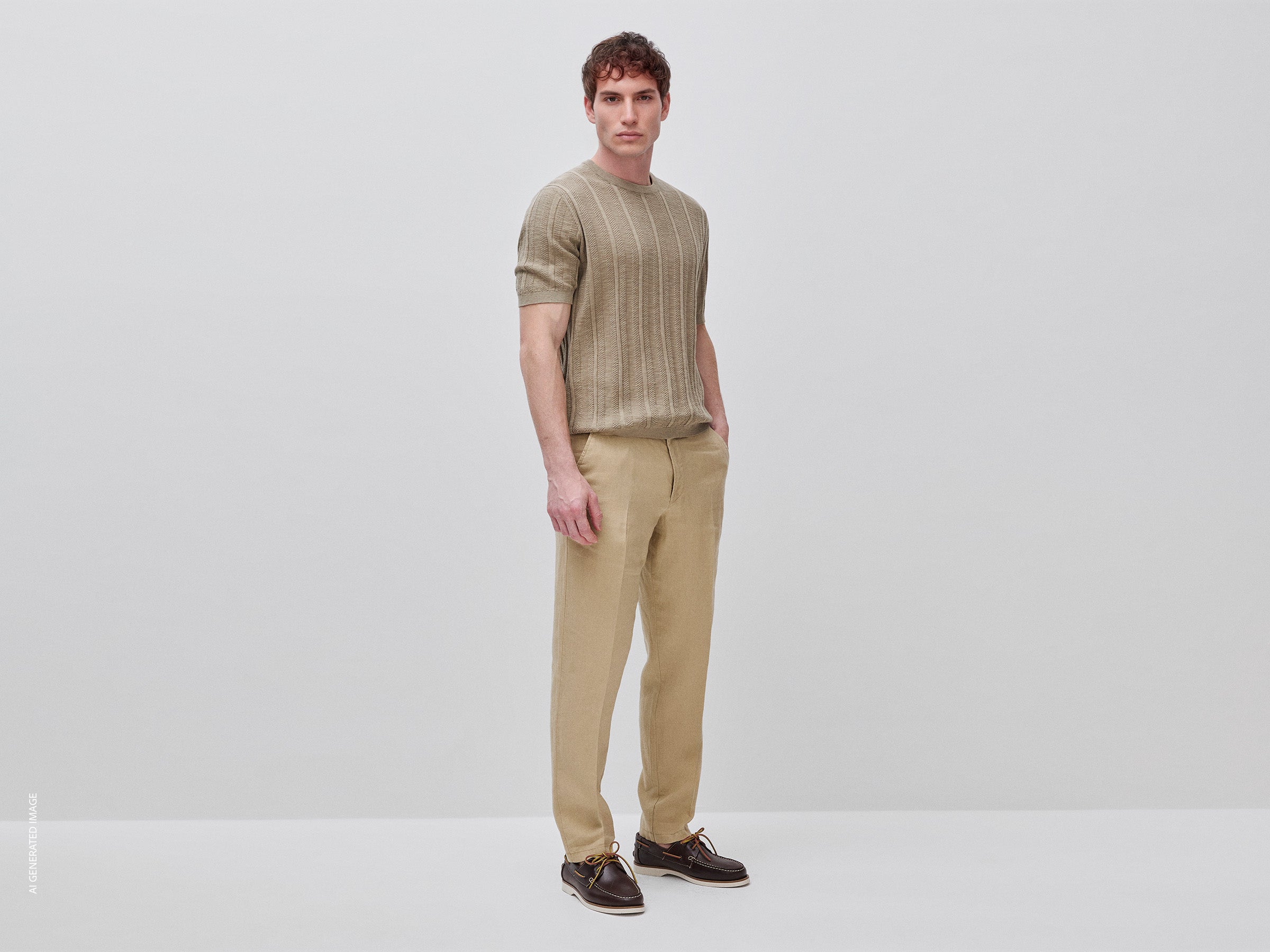 Chinos straight em puro linho - ucb_image_FY