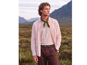 Chemise rayée à boutons