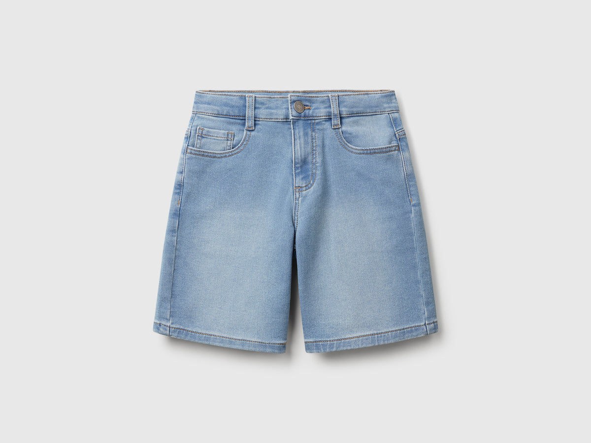 Bermudas straight em denim elástico - ucb_image_FS