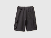 Fleece Bermuda shorts with pockets - ucb_image_BS