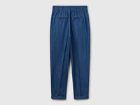 Chinos em chambray com elástico - ucb_image_BS