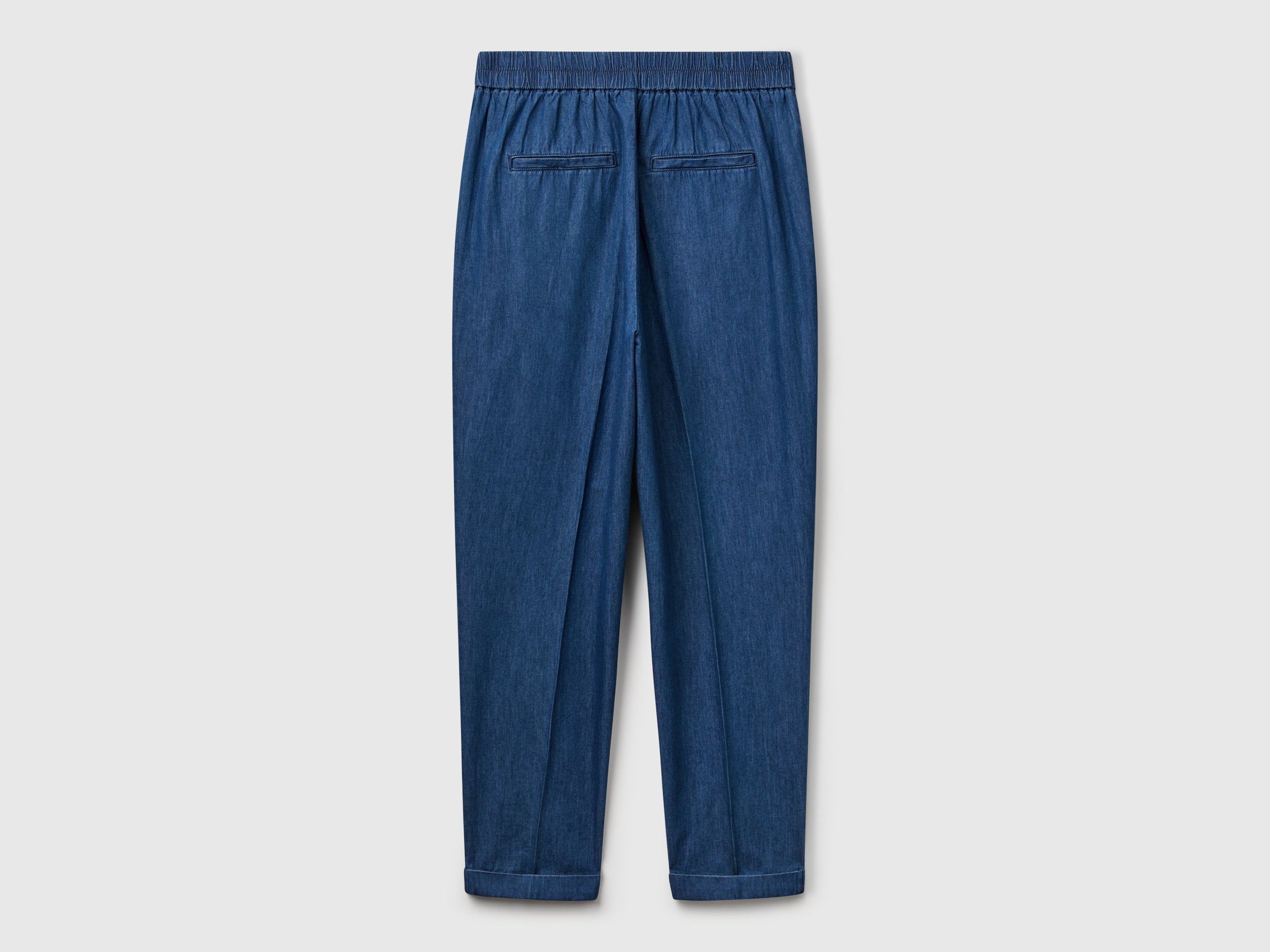 Chinos em chambray com elástico - ucb_image_BS