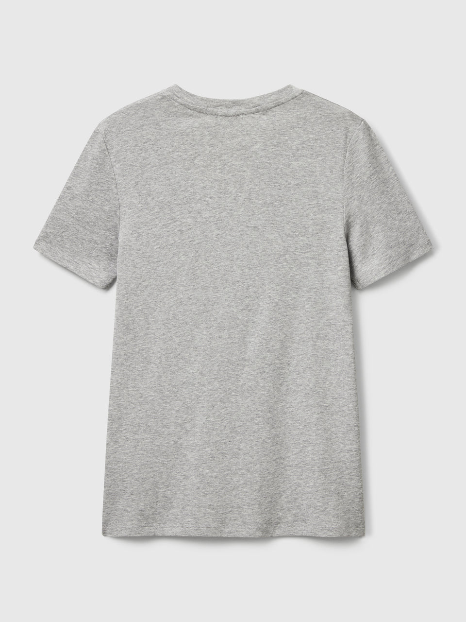 T-shirt em algodão puro com decote em V - ucb_image_BS