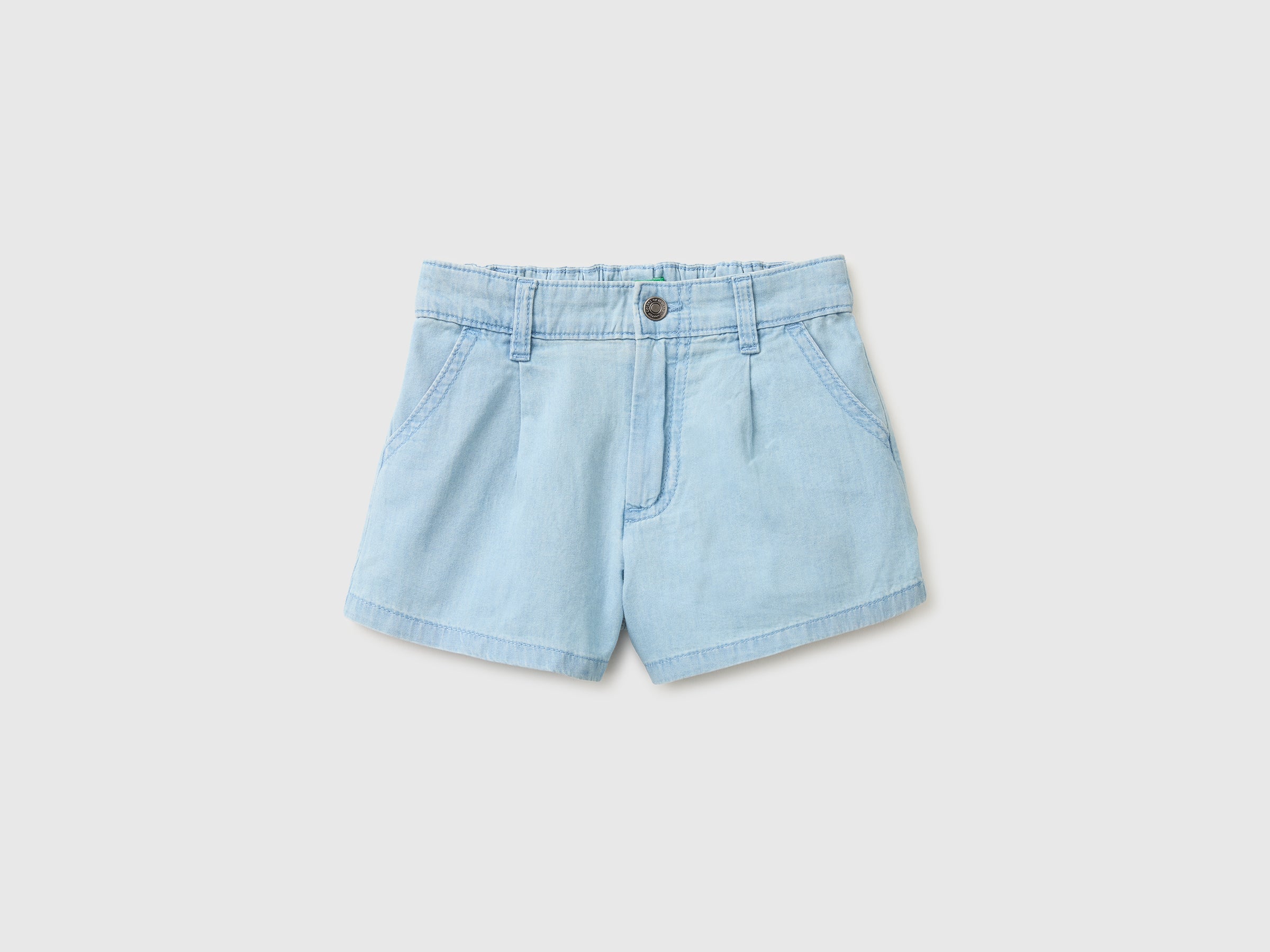 Chambray shorts with pleats - ucb_image_FS