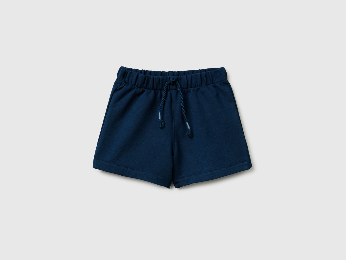 Fleece shorts with animal embroidery - ucb_image_FS