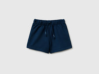 Fleece shorts with animal embroidery - ucb_image_FS