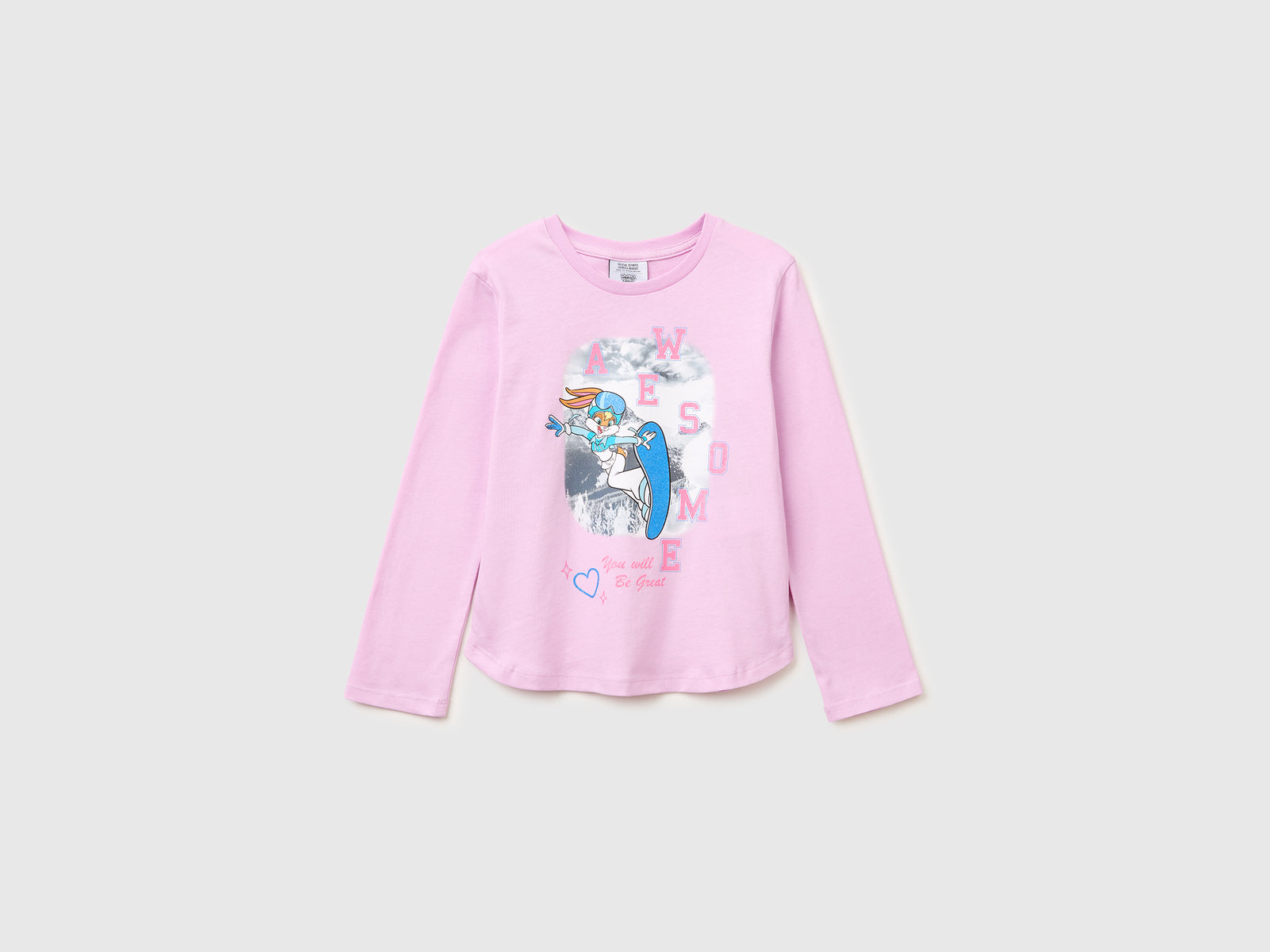 Looney Tunes x Olympic Collection lilac t-shirt - ucb_image_FS