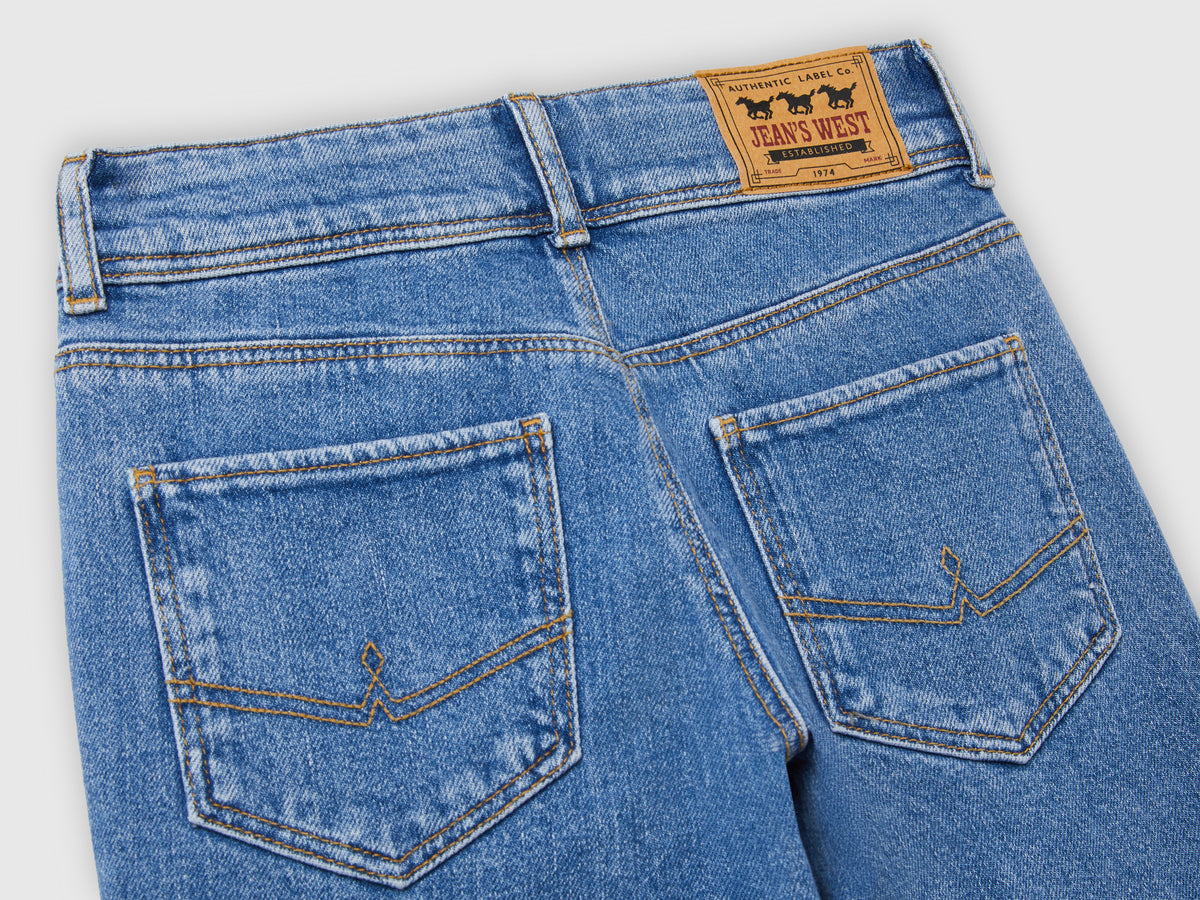 Jeans flare fit lavagem clara - ucb_image_DS1