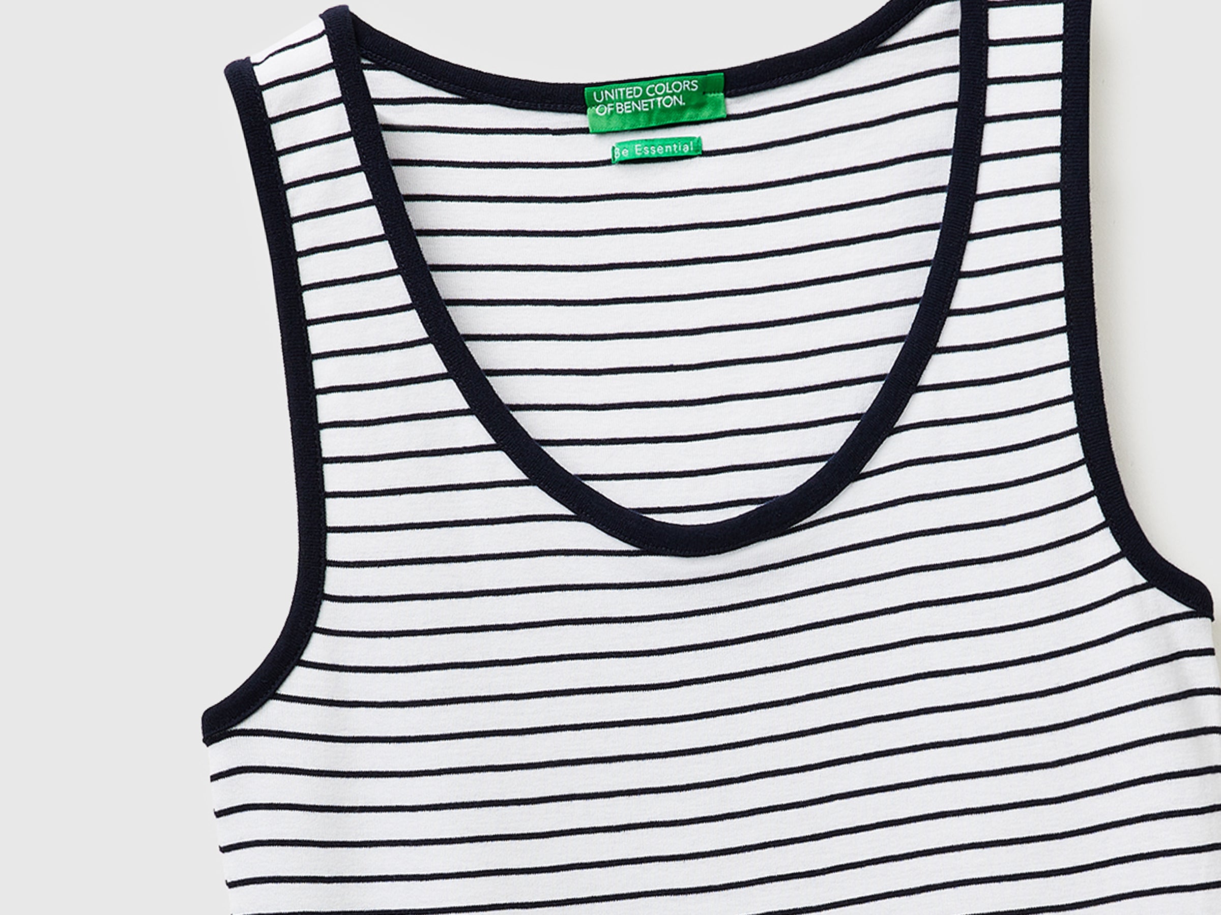 Striped tank top in pure cotton - ucb_image_DS1
