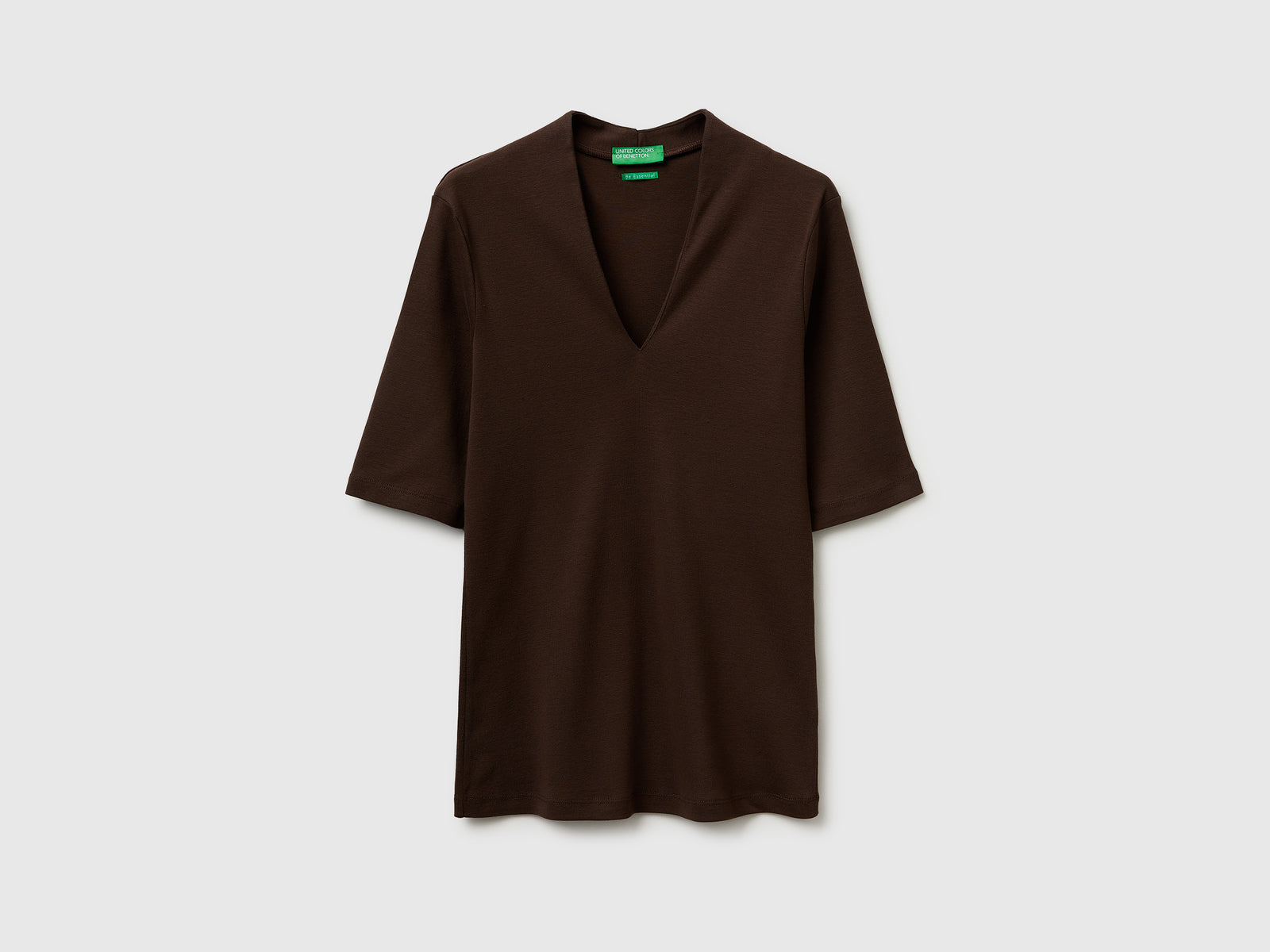T-shirt slim fit em algodão de fibra longa - ucb_image_FS