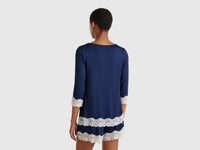 Camisola fluida com detalhes em renda - ucb_image_B