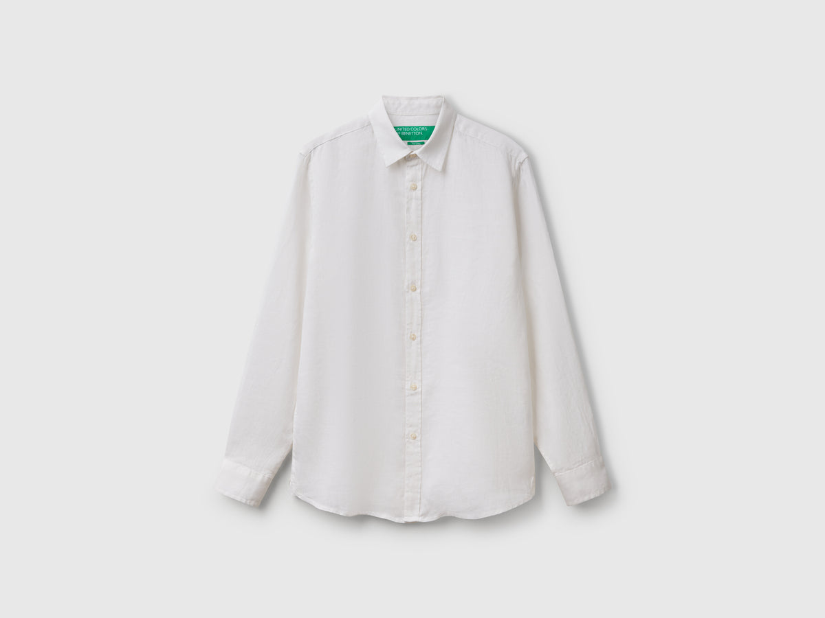 Camisa branca em linho puro - ucb_image_FS