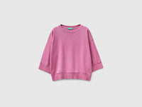 Camisola de gola redonda em algodão e lã - ucb_image_FS