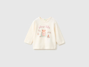 T-shirt imprimé en coton biologique