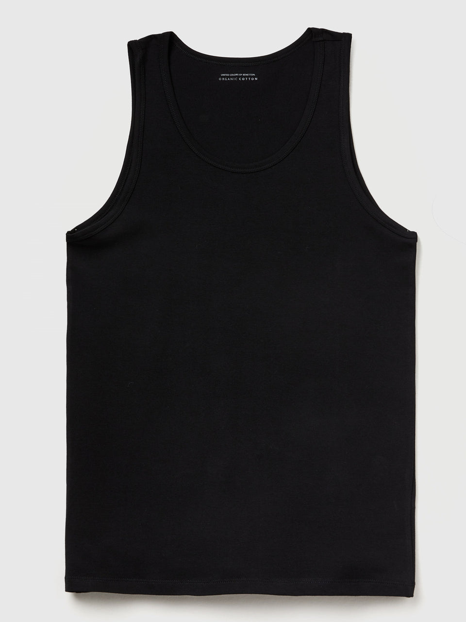 T-shirt sem mangas de roupa interior em algodão orgânico stretch - ucb_image_FS