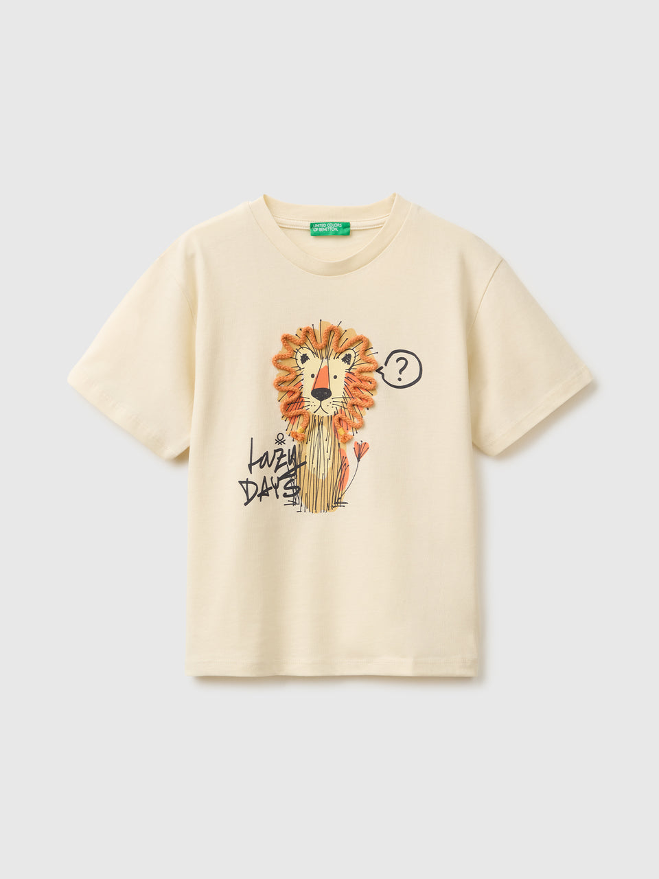 T-shirt with lion print - ucb_image_FS