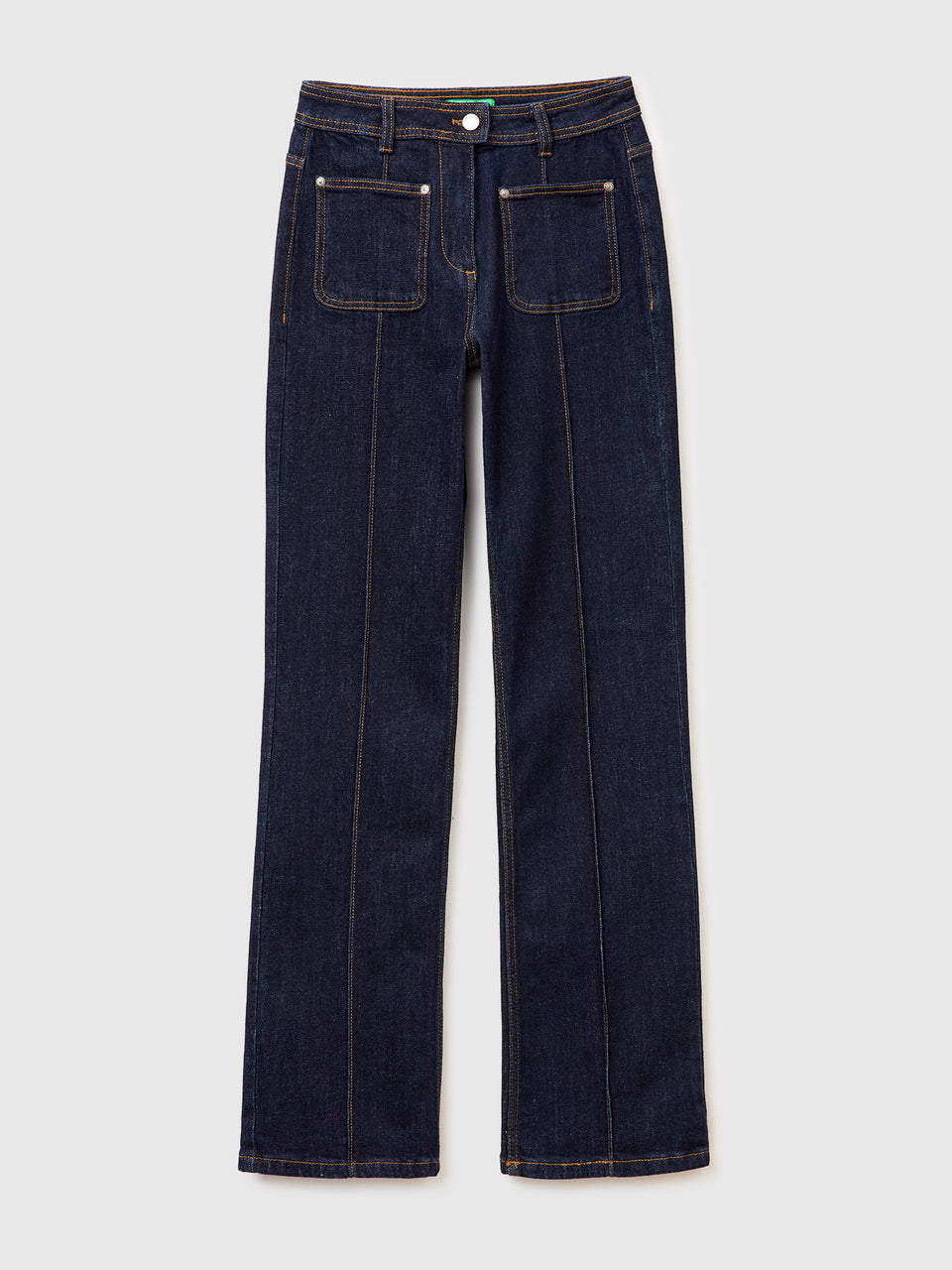 Flare jeans with ribbing - ucb_image_FS