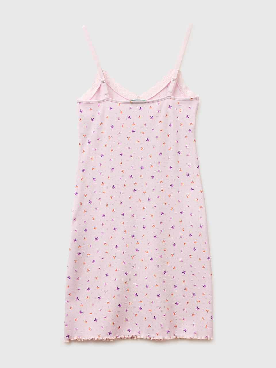 Patterned nightgown with shoulder straps - ucb_image_BS