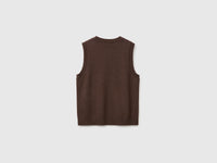 Colete de malha color block 100% lã - ucb_image_BS