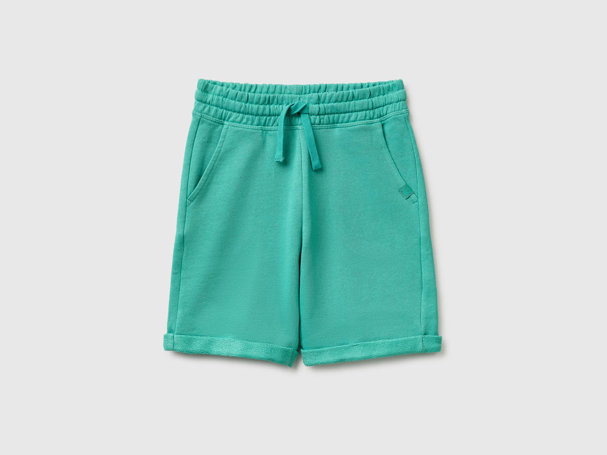 Bermuda shorts in pure cotton fleece - ucb_image_FS