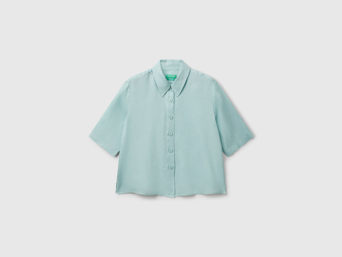Camisa curta em puro linho - ucb_image_FS