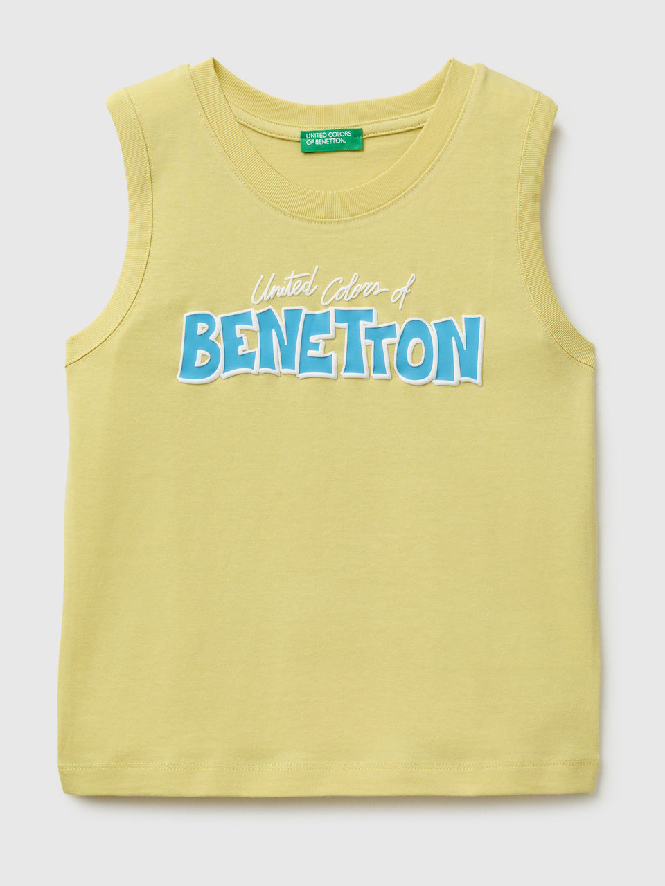 Organic cotton tank top with logo print - ucb_image_FS