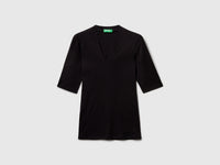 T-shirt slim fit em algodão de fibra longa - ucb_image_FS
