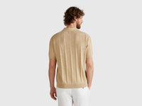 Polo de malha em mistura de linho - ucb_image_B