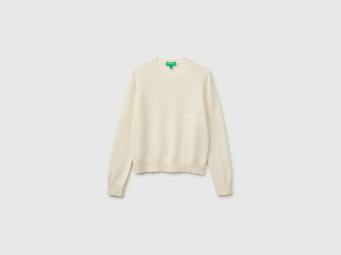 Camisola branco nata em pura caxemira - ucb_image_FS