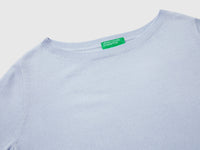 100% Merino wool boat neck sweater - ucb_image_DS1