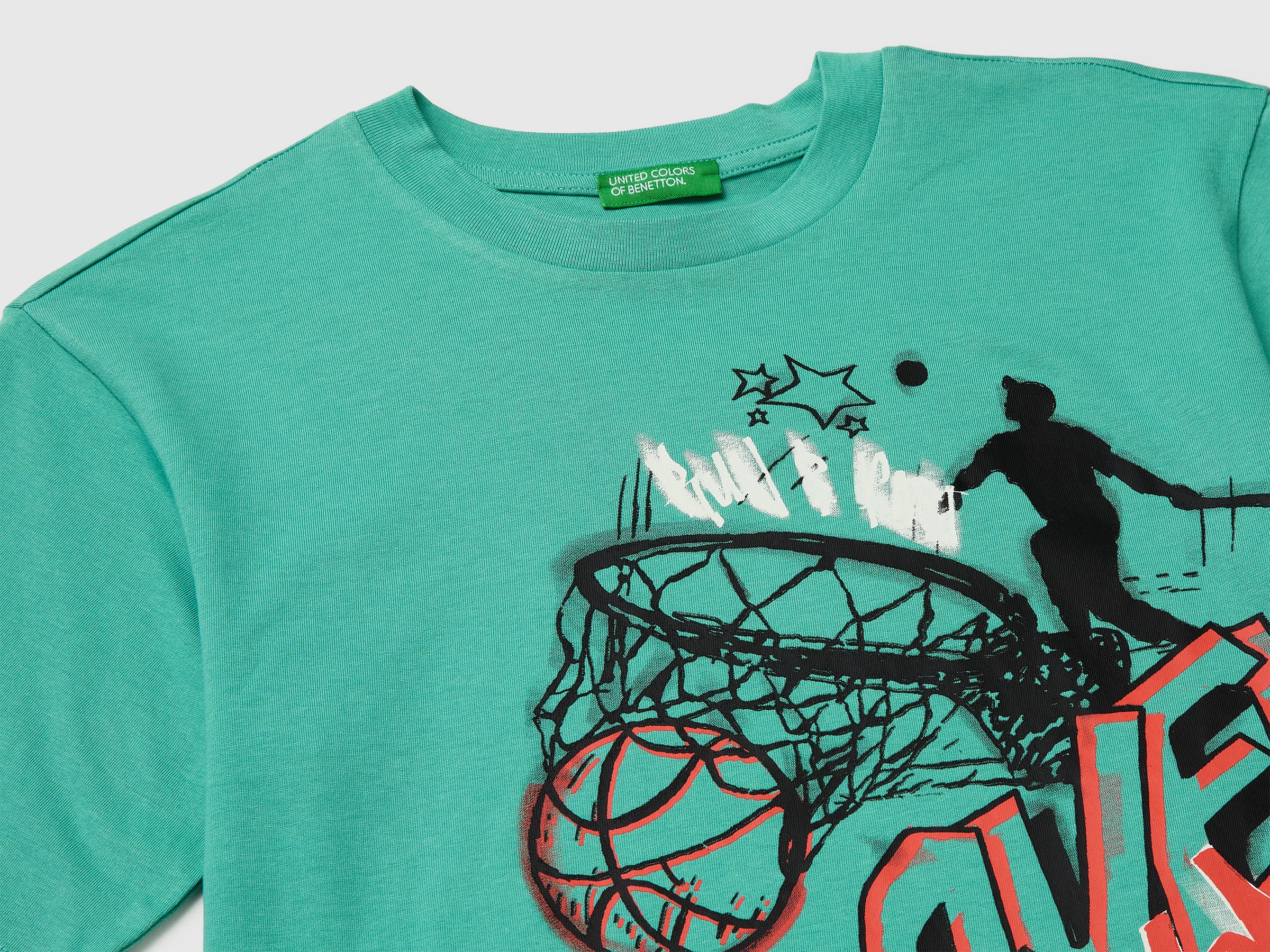 Graffiti print T-shirt - ucb_image_DS1