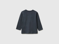 T-shirt com estampa logótipo em algodão orgânico - ucb_image_BS