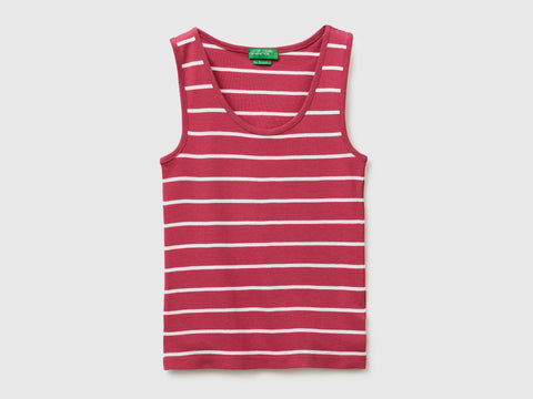 Striped tank top in pure cotton - ucb_image_FS
