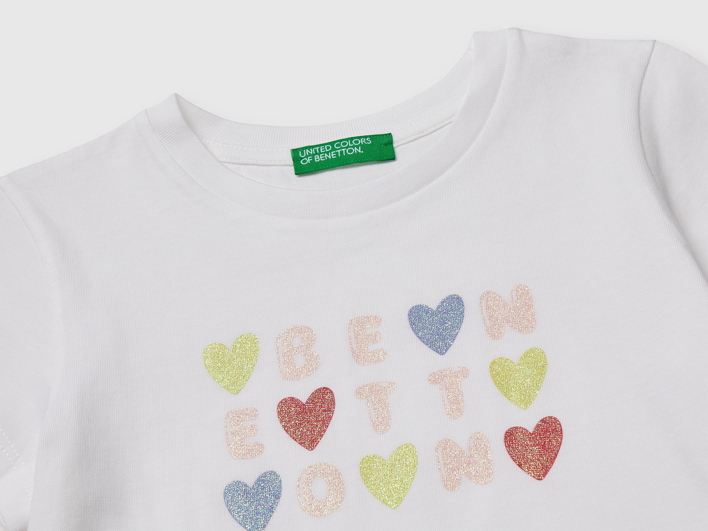 T-shirt with glitter print - ucb_image_DS1