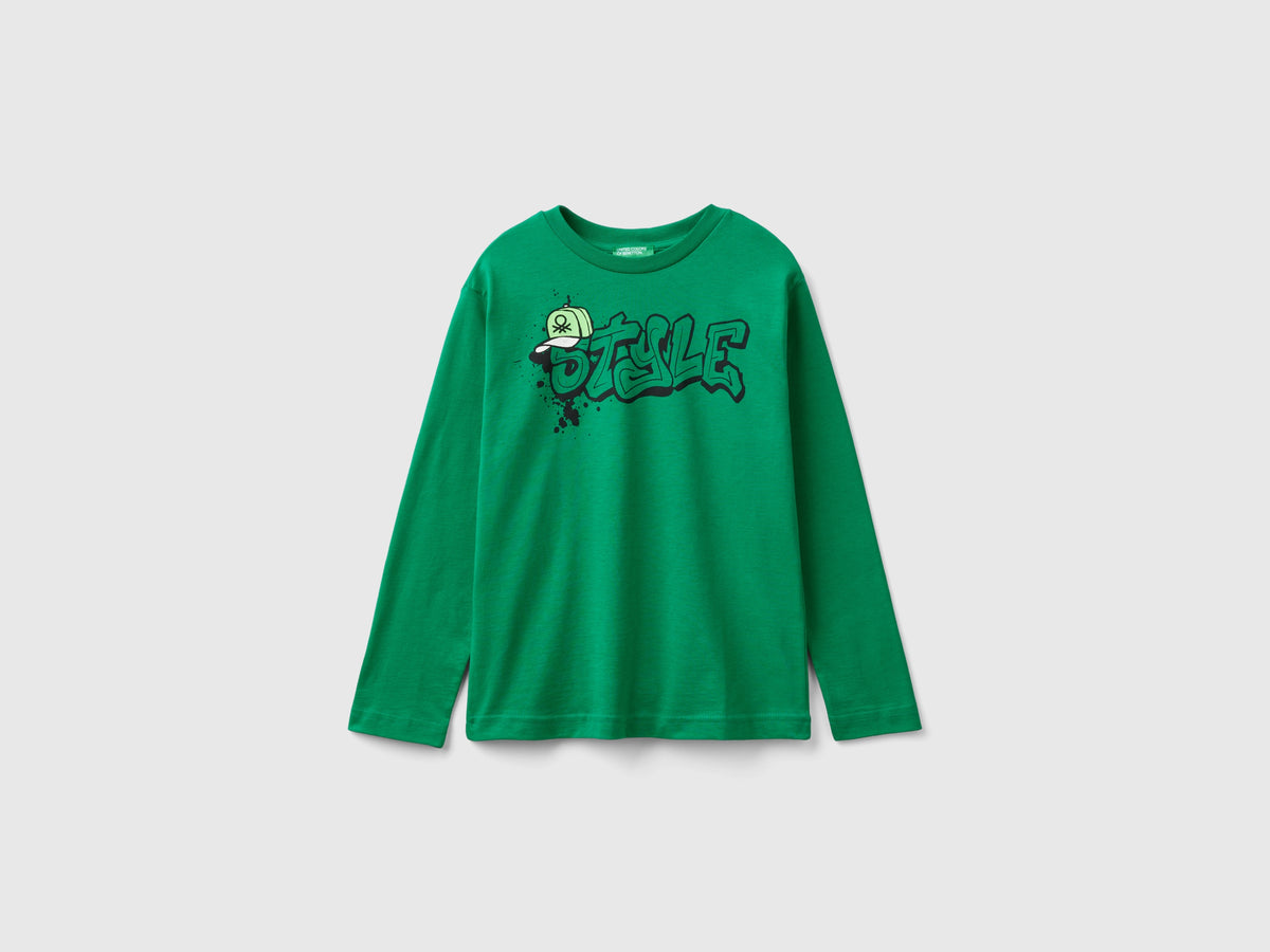 T-shirt de manga comprida em algodão orgânico - ucb_image_FS