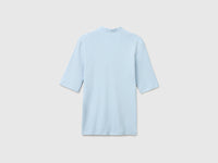 T-shirt slim fit em algodão de fibra longa - ucb_image_BS